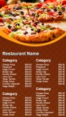 Dynamic Pizza Menu (Brown)